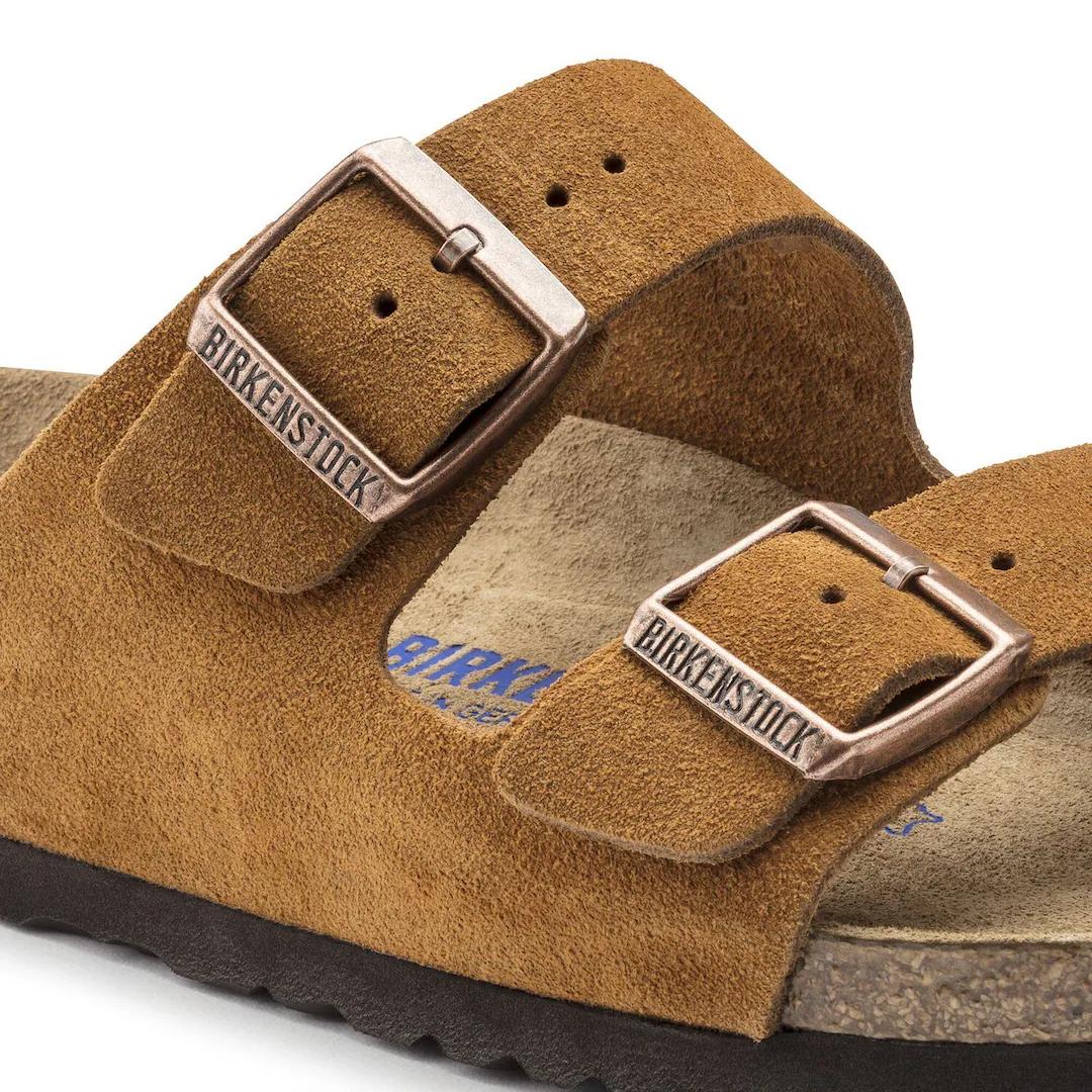 Birkenstock Ciabatta unisex pelle scamosciata mink