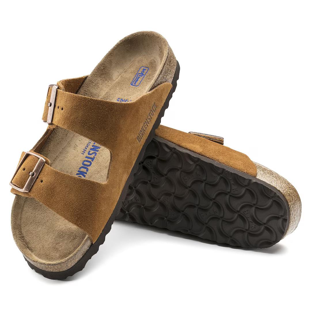 Birkenstock Ciabatta unisex pelle scamosciata mink