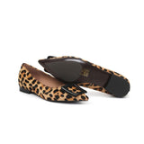 BIBI LOU Ballerina donna in cavallino animalier con accessorio nero