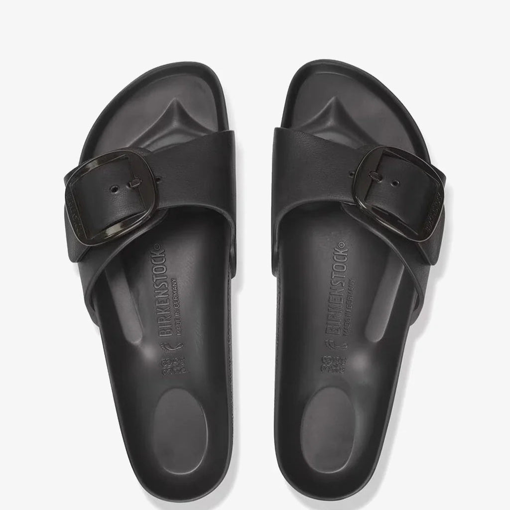 Birkenstock ciabatta una fascia in Eva nero