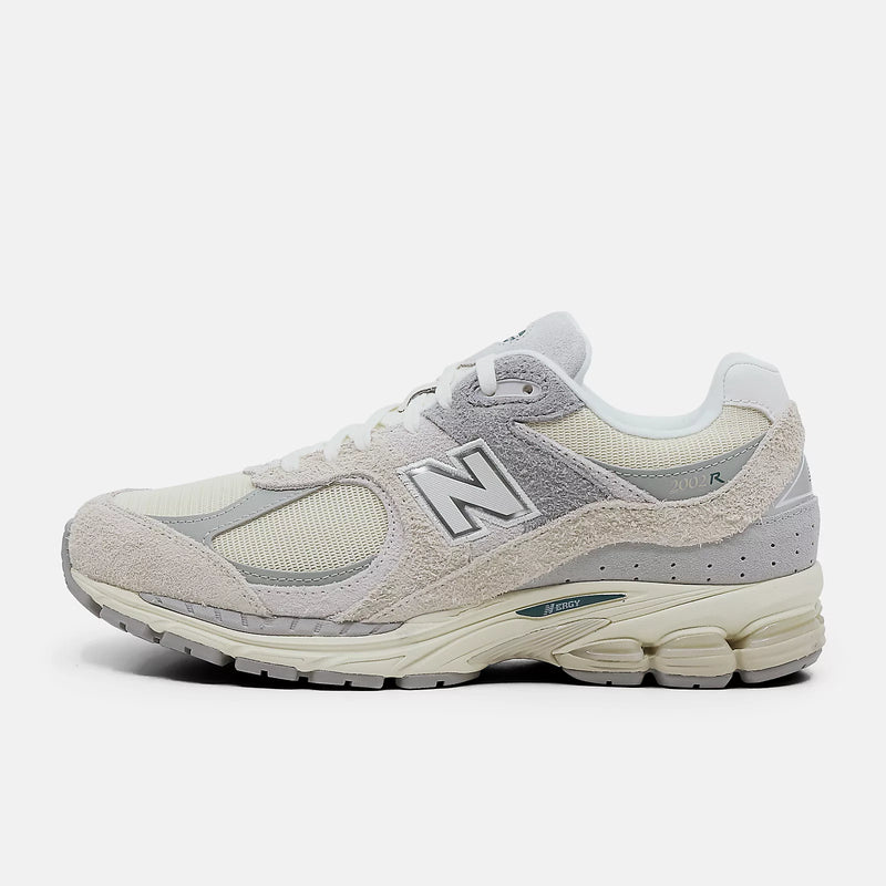 New Balance Sneakers uomo in mesh e suede color lino cemento ardesia