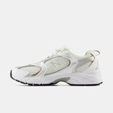 New Balance Sneakers unisex white silver cream blush