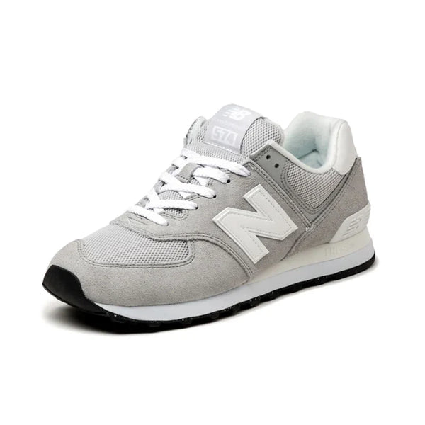 New Balance Sneakers uomo in suede grigio chiaro