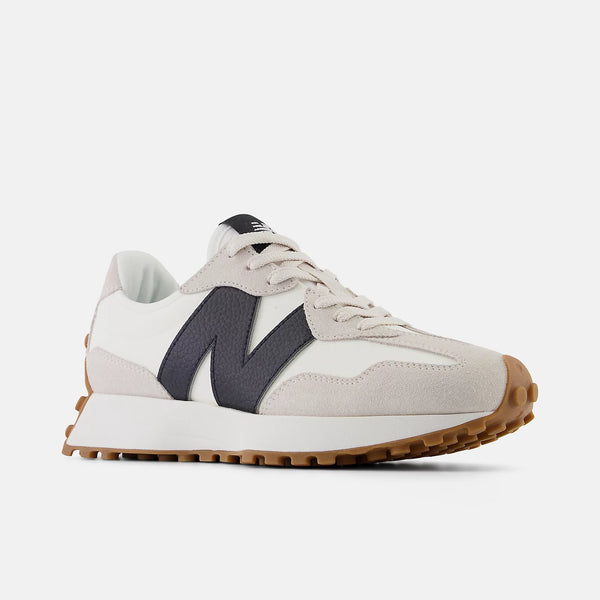 New Balance Sneakers donna bianca e suede sabbia