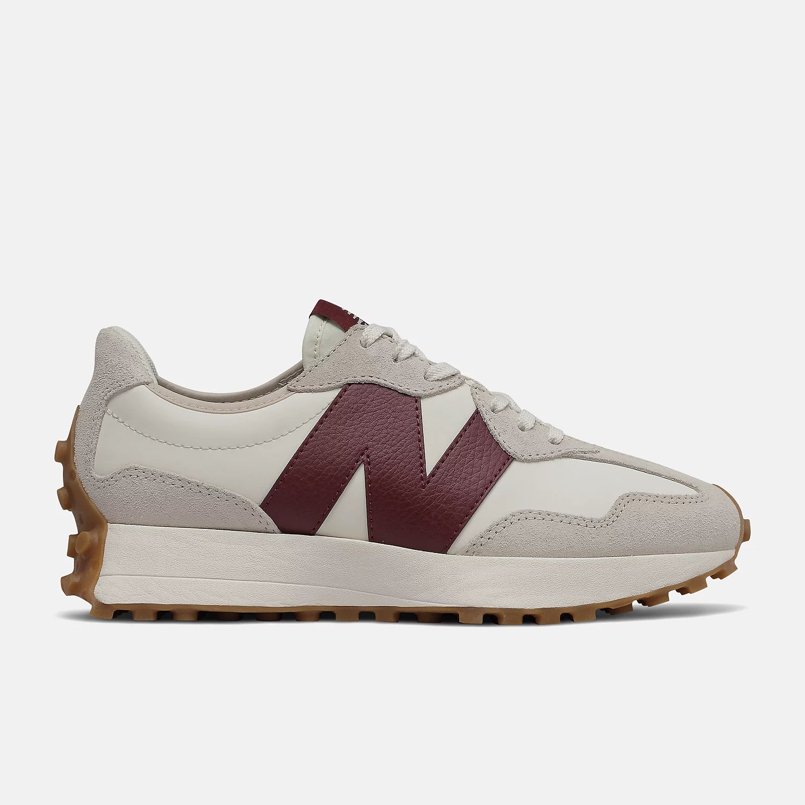 New Balance sneaker donna 327 Bianco e Bordeaux